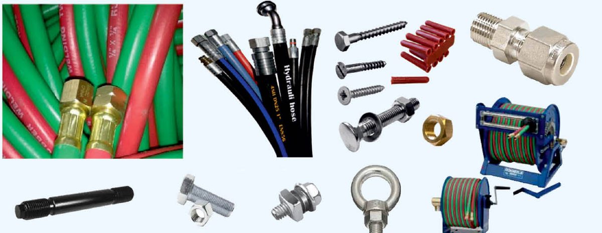 Hydraulic hoses and welding cables