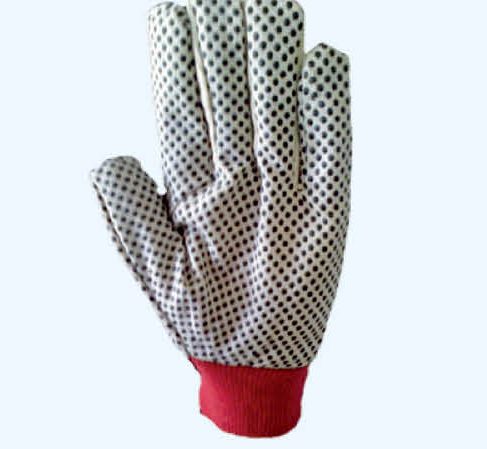PVC dotted cotton gloves