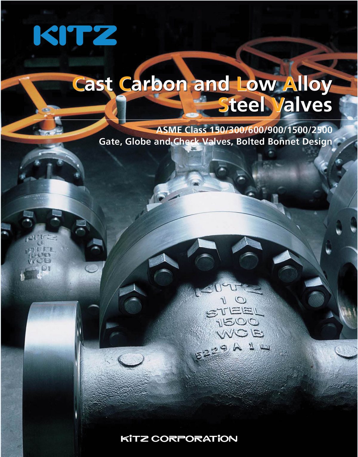 KITZ cast carbon and low alloy steel valves catalogue cover