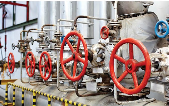 Process plant valves and pipework